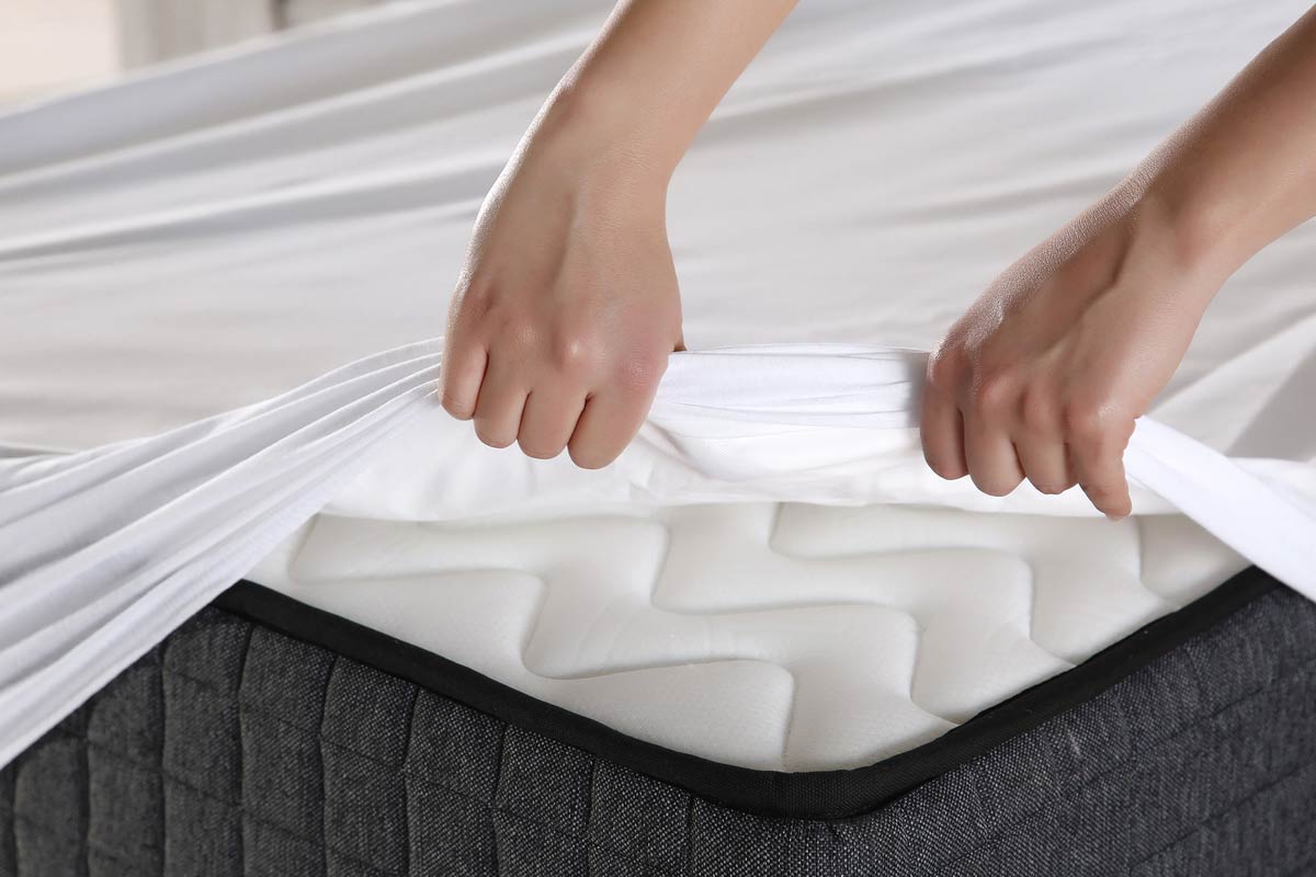best way to clean blood off mattress