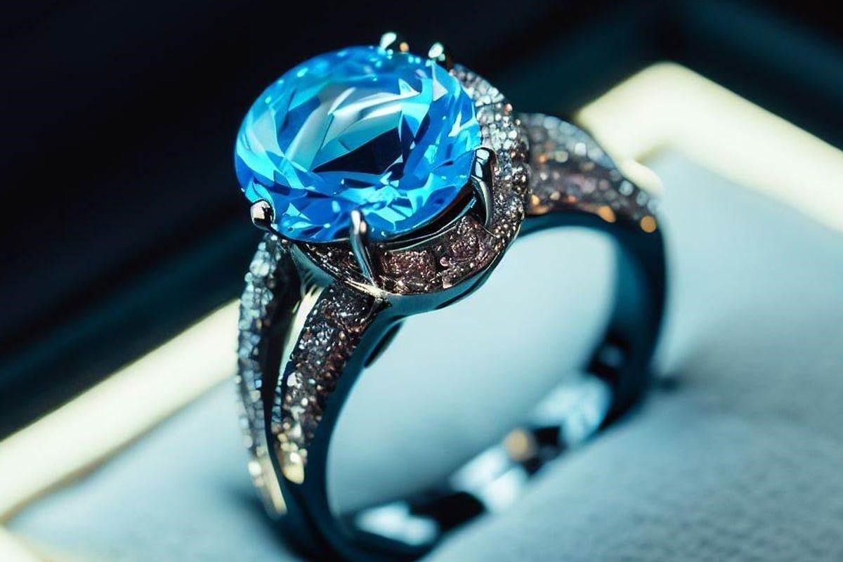 The Rare Beauty of Blue Diamond Engagement Rings