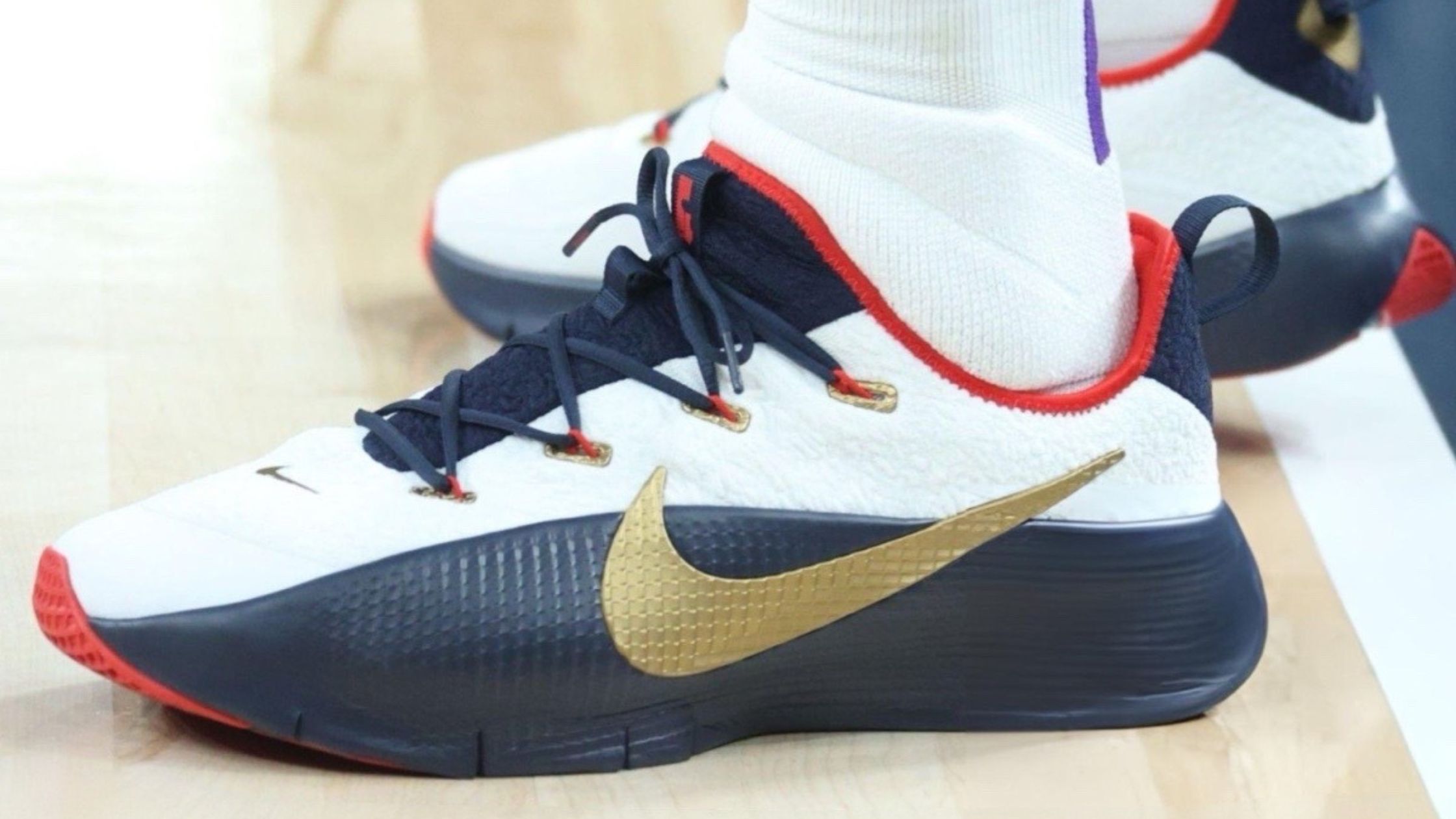 LeBron James Unveils Nike’s New Sneaker: The Royalty TR at Team USA Practice