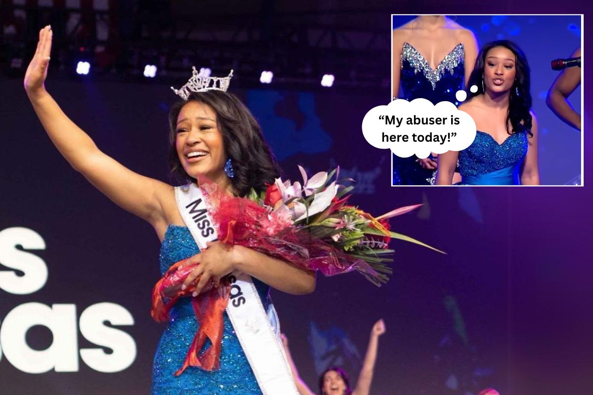 Miss Kansas, Alexis Smith, Courageously Calls Out Abuser During Pageant: A Powerful Moment for Survivors