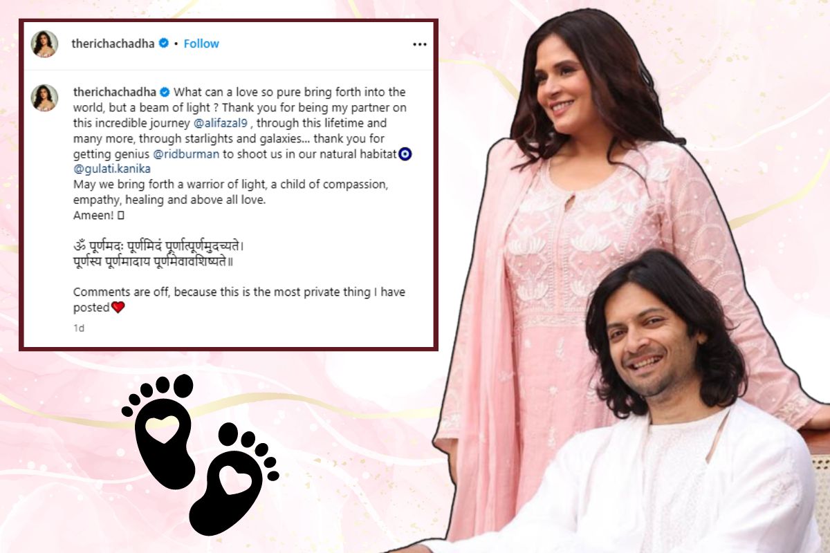 richa-chadha-ali-fazal-first-child