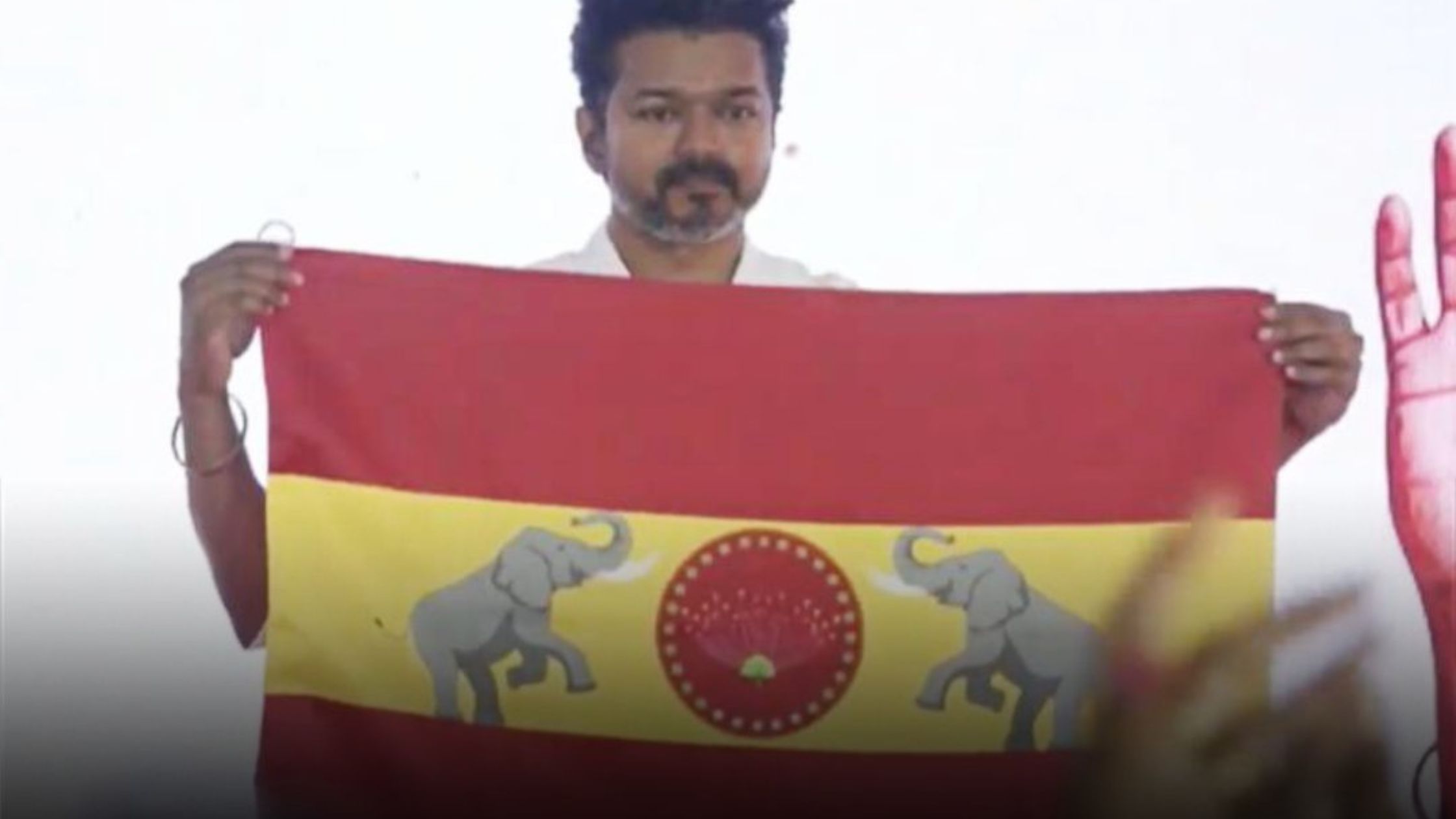 Tamil Superstar Vijay Unveils Party Flag, Foraying into Politics