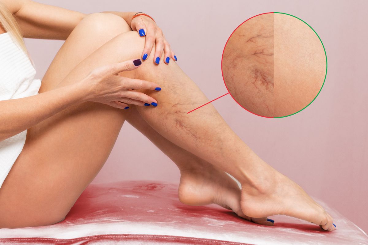 For eliminating spider veins from the face and legs,