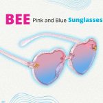 Pink and Blue Sunglasses Bee