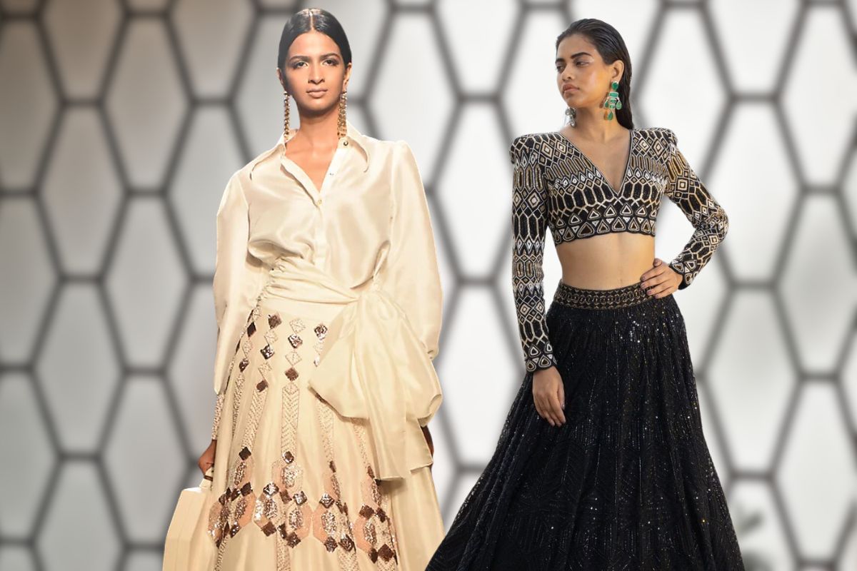 Lehenga Skirts Paired with Statement Tops