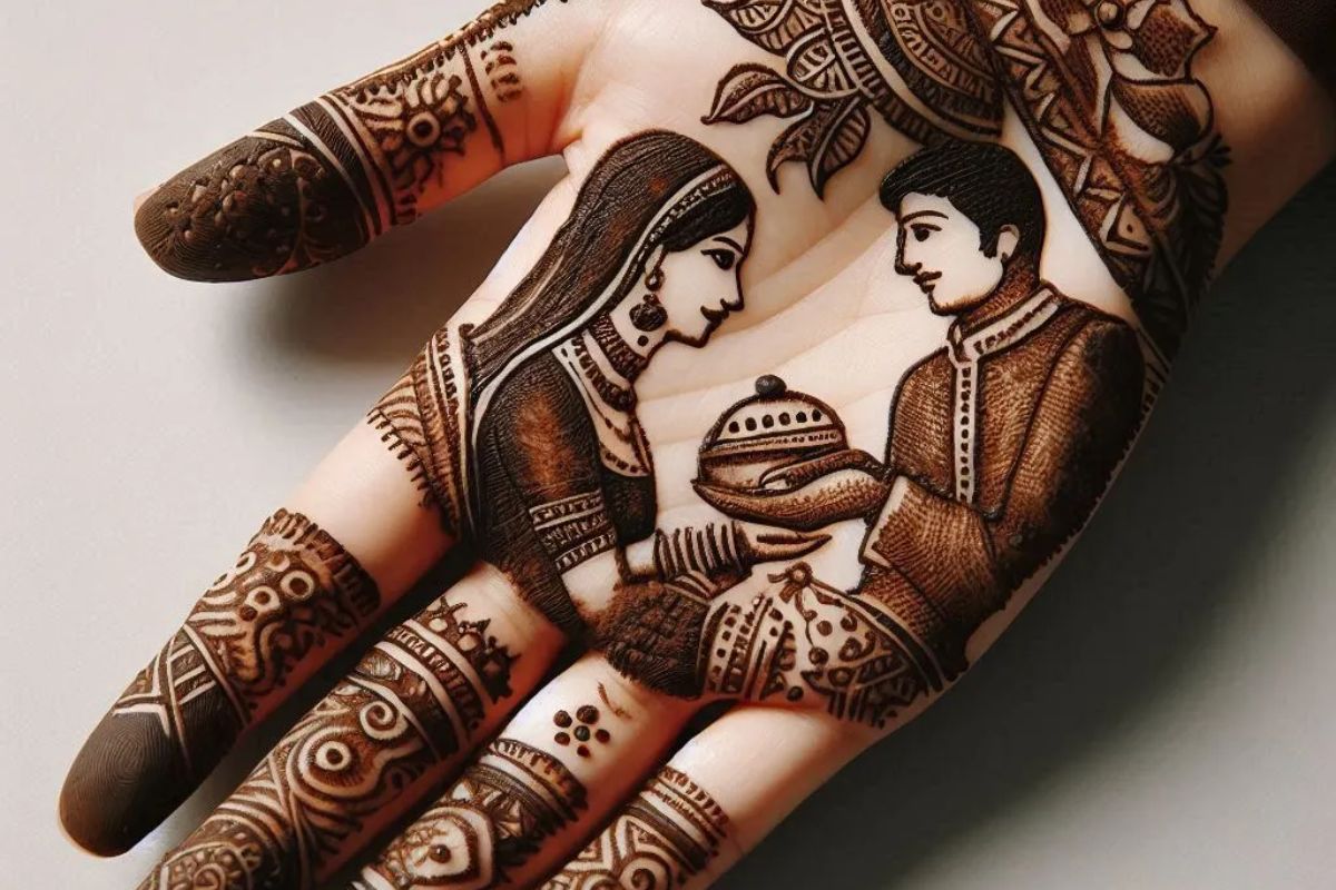 Modern Karwa Chauth Mehndi Designs