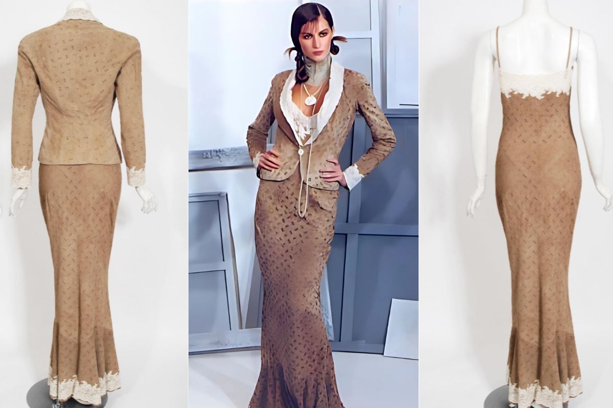 The Timeless Charm of a Brown Dior Dress with Jacket