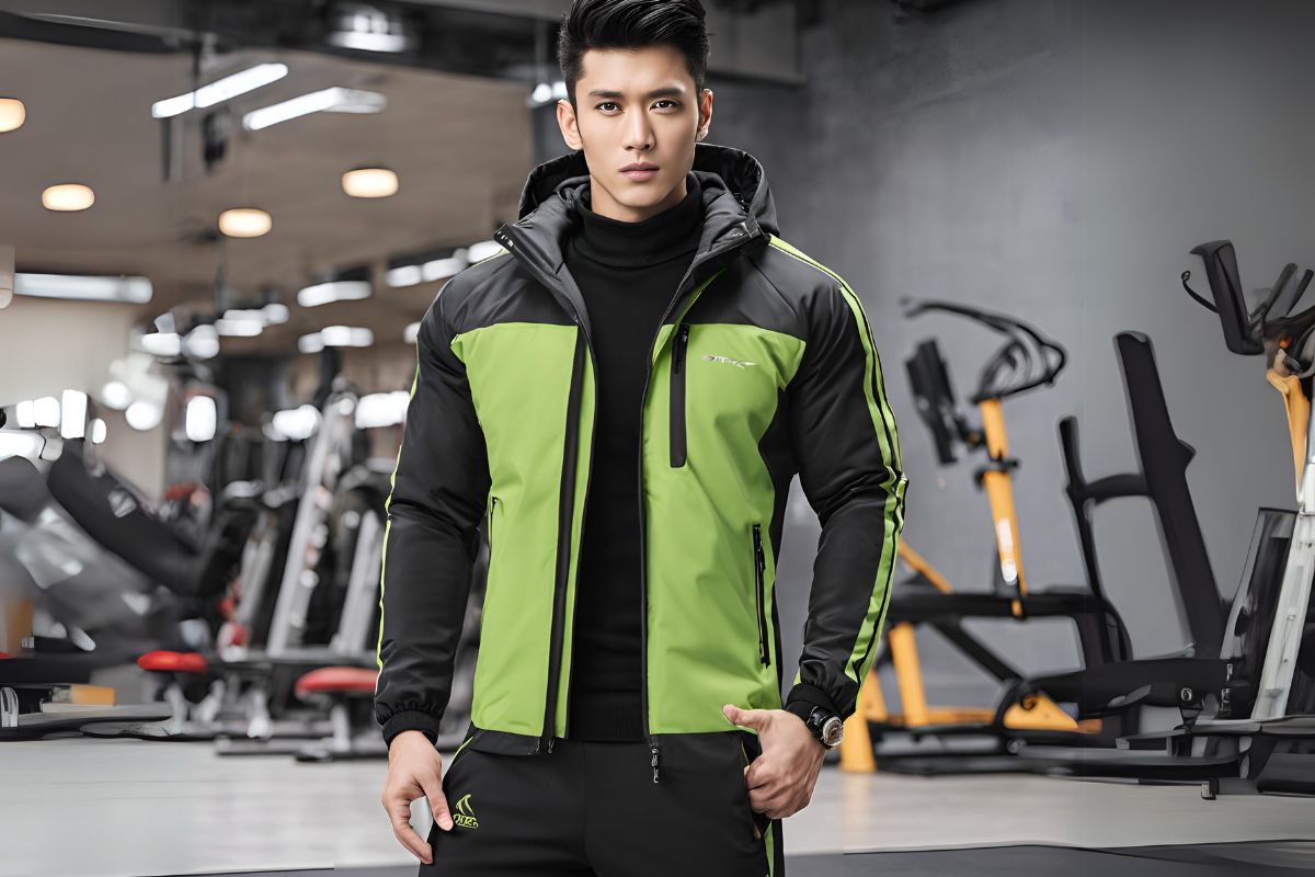 The Spark Shop Men Winter Jacket Sportswear Gym Fitness