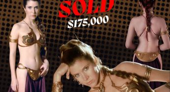 Princess Leia’s Iconic Star Wars Gold Bikini Sells for $175,000 at Auction